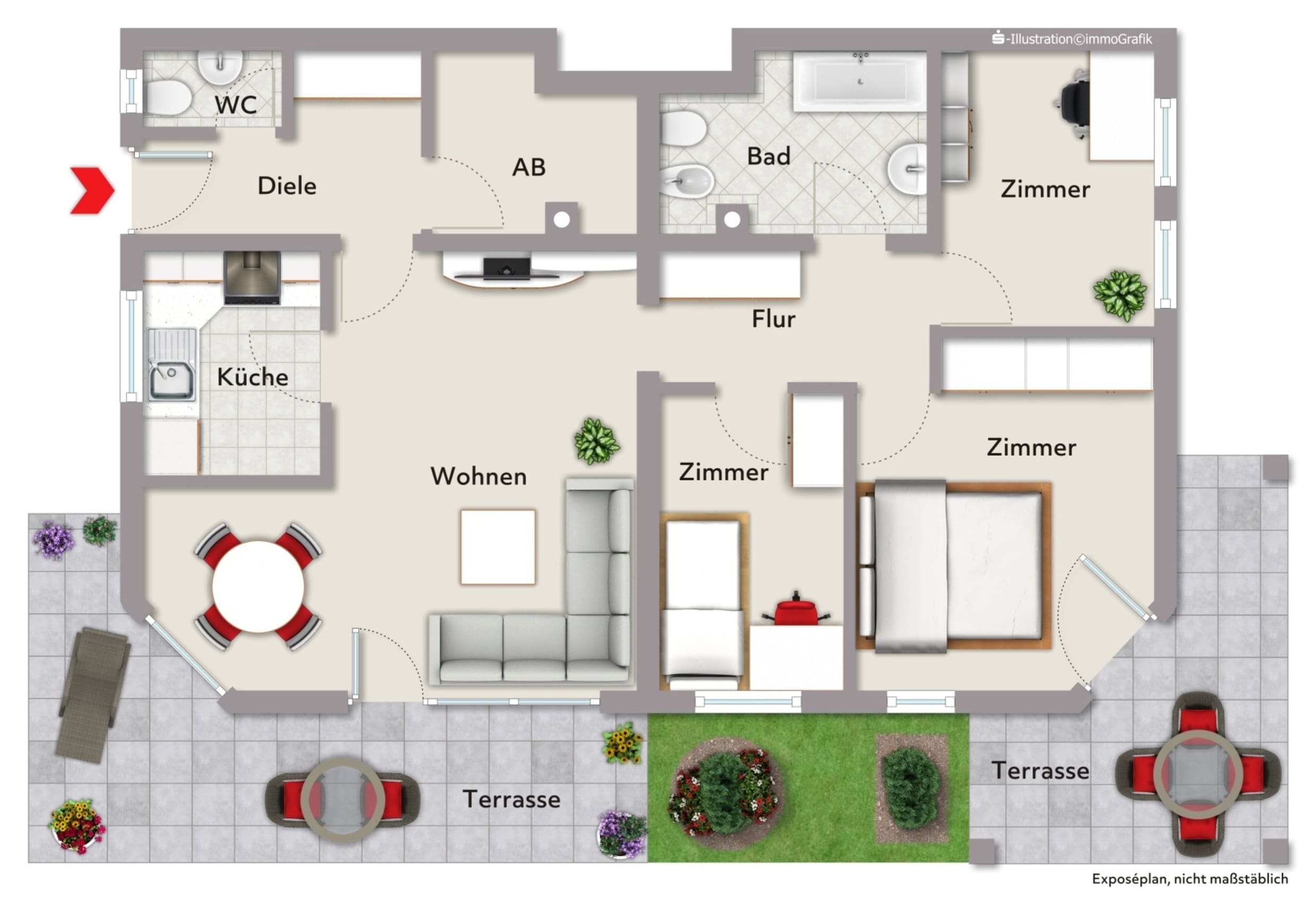 Wohnung zum Kauf 285.000 € 4 Zimmer 98,3 m²<br/>Wohnfläche Marktheidenfeld Marktheidenfeld 97828