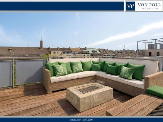 Maisonette zur Miete 2.990 € 4 Zimmer 133 m² 4. Geschoss Unterbilk Düsseldorf 40219