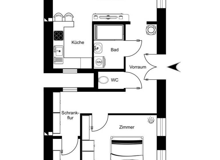 Wohnung zum Kauf - Erstbezug provisionsfrei 399.000 € 3 Zimmer 63 m² 2. Geschoss Wien 1050