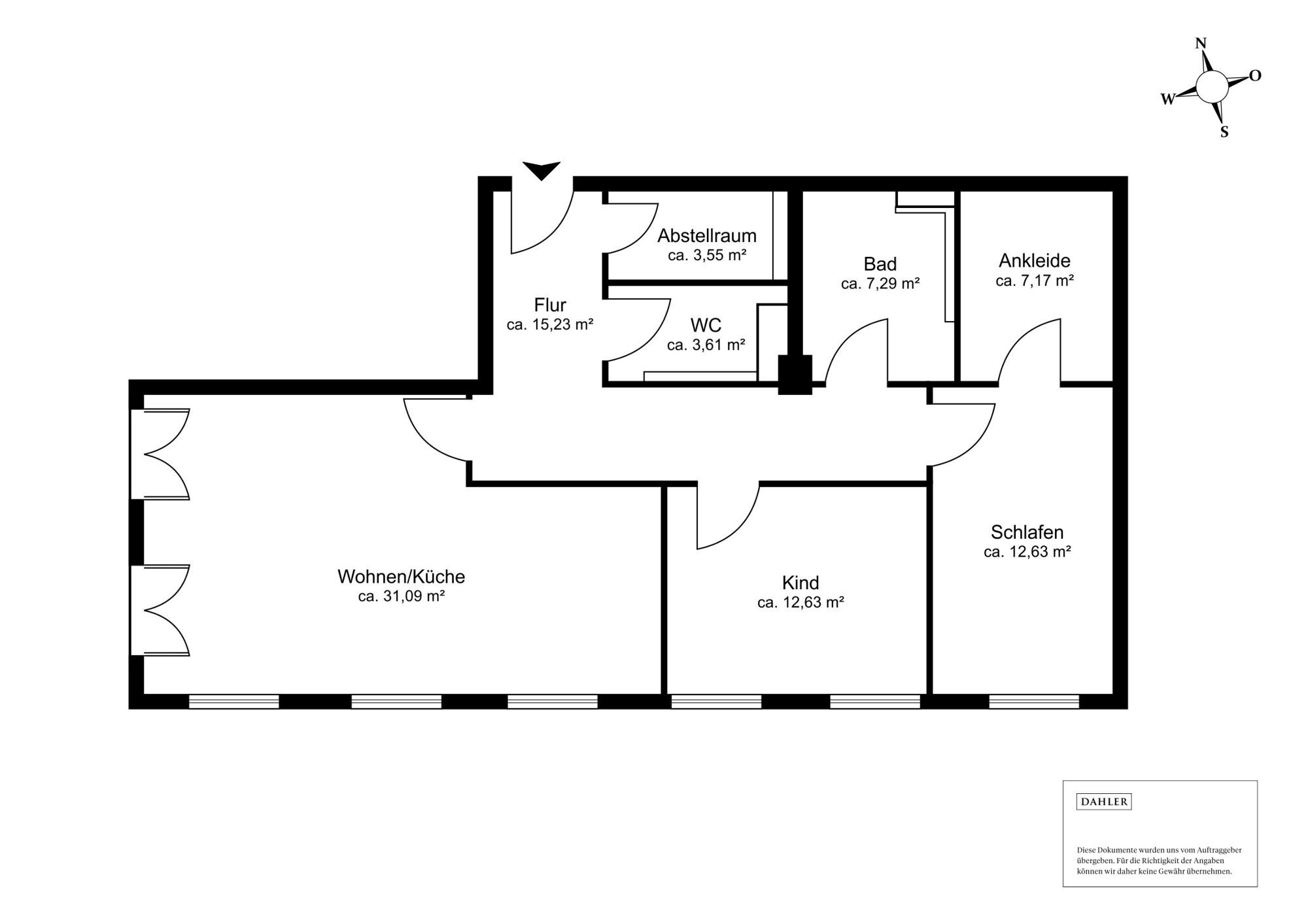 Wohnung zum Kauf 289.000 € 3 Zimmer 93,2 m²<br/>Wohnfläche EG<br/>Geschoss Striesen-Ost (Bärensteiner Str.) Dresden 01277