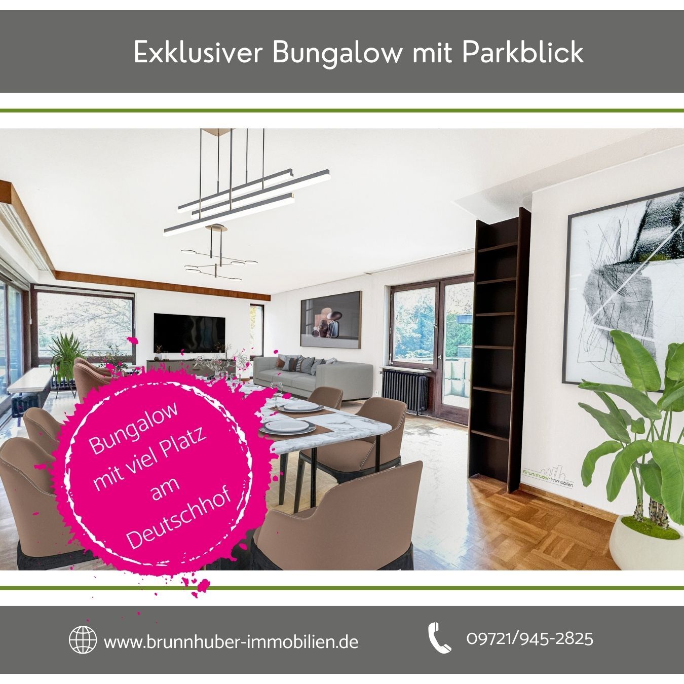 Bungalow zum Kauf provisionsfrei 449.000 € 6,5 Zimmer 182,4 m²<br/>Wohnfläche 472 m²<br/>Grundstück ab sofort<br/>Verfügbarkeit Tauberweg 16 Deutschhof - Süd Schweinfurt 97422