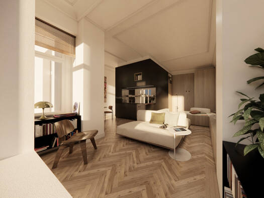 Wohnung zur Miete 1.671 € 1 Zimmer 52,2 m² 1. Geschoss frei ab 01.11.2025 Wöhlertstraße 21 Mitte Berlin 10115