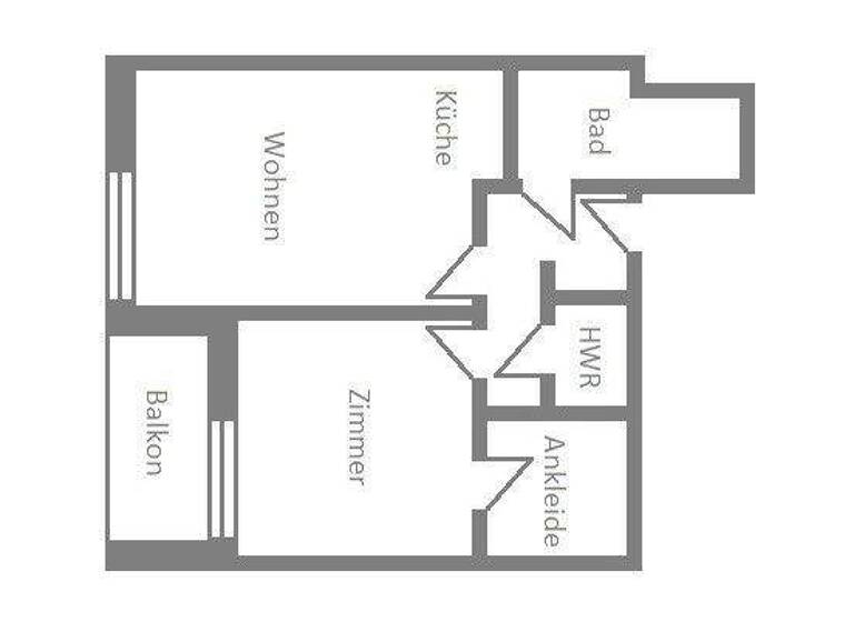 Wohnung zur Miete 770 € 2 Zimmer 62 m² Innenstadt Wolfsburg 38440