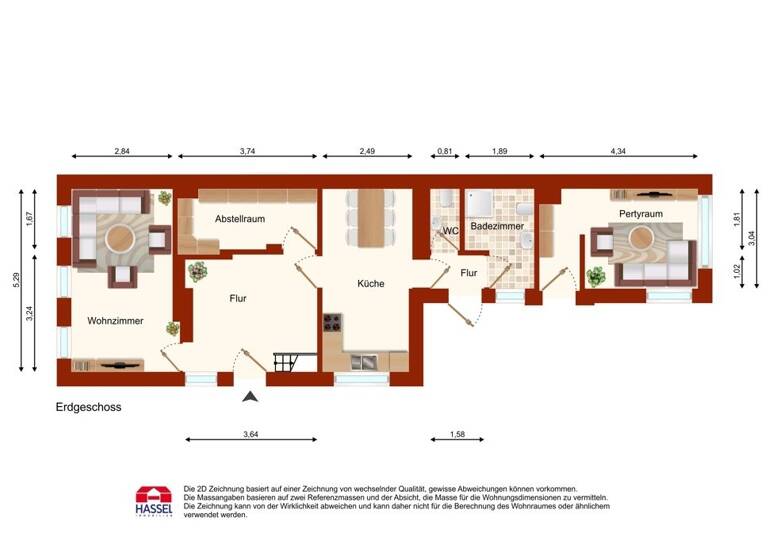 Einfamilienhaus zum Kauf provisionsfrei 169.900 € 4 Zimmer 91 m² 612 m² Grundstück Girbelsrath Merzenich / Girbelsrath 52399