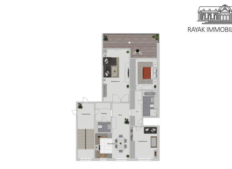 Wohnung zum Kauf 549.000 € 3,5 Zimmer 122,9 m² 1. Geschoss Benrath Düsseldorf Benrath 40597
