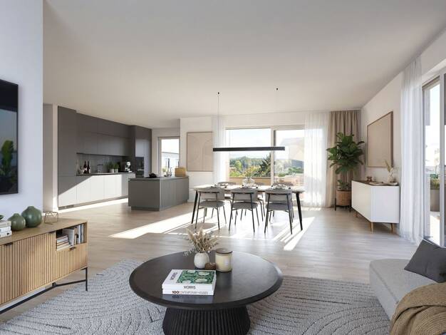 Wohnung zum Kauf - Neubau 264.537 € 2 Zimmer 46,4 m² 1. Geschoss Schulstraße 10 Oberhausen Rheinhausen 79365
