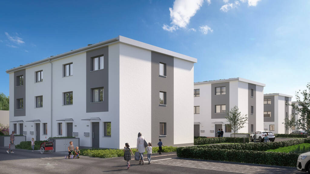 Reihenendhaus zum Kauf - Neubau provisionsfrei 689.900 € 5,5 Zimmer 130 m² 229 m² Grundstück Fanny Lewald Straße - Wiesbaden 65197