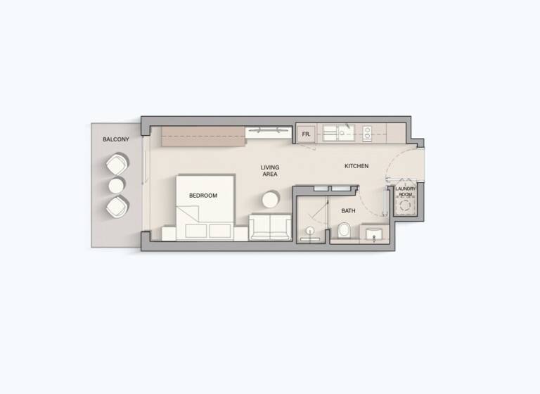 Wohnung zum Kauf 343.207 € 2 Zimmer 74,6 m² 38WQ+88Q - Falconcity of Wonders - Dubai - Vereini Dubai 0000