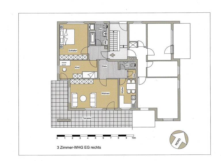 Wohnung zur Miete 990 € 3 Zimmer 81 m² EG frei ab sofort Oberaudorf 83080