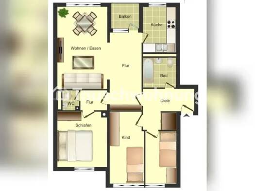 Wohnung zur Miete Tauschwohnung 945 € 4,5 Zimmer 90 m² 2. Geschoss West Ratingen 40880