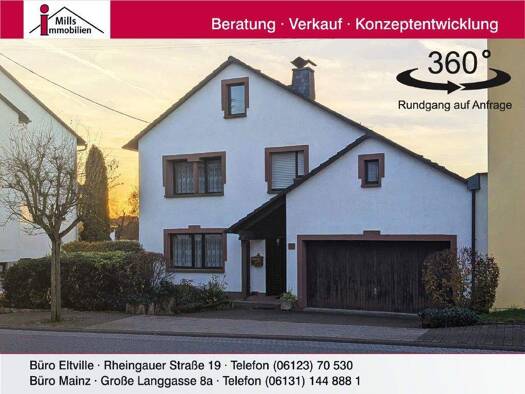 Einfamilienhaus zum Kauf 385.000 € 10 Zimmer 200 m² 600 m² Grundstück Presberg Rüdesheim am Rhein 65385