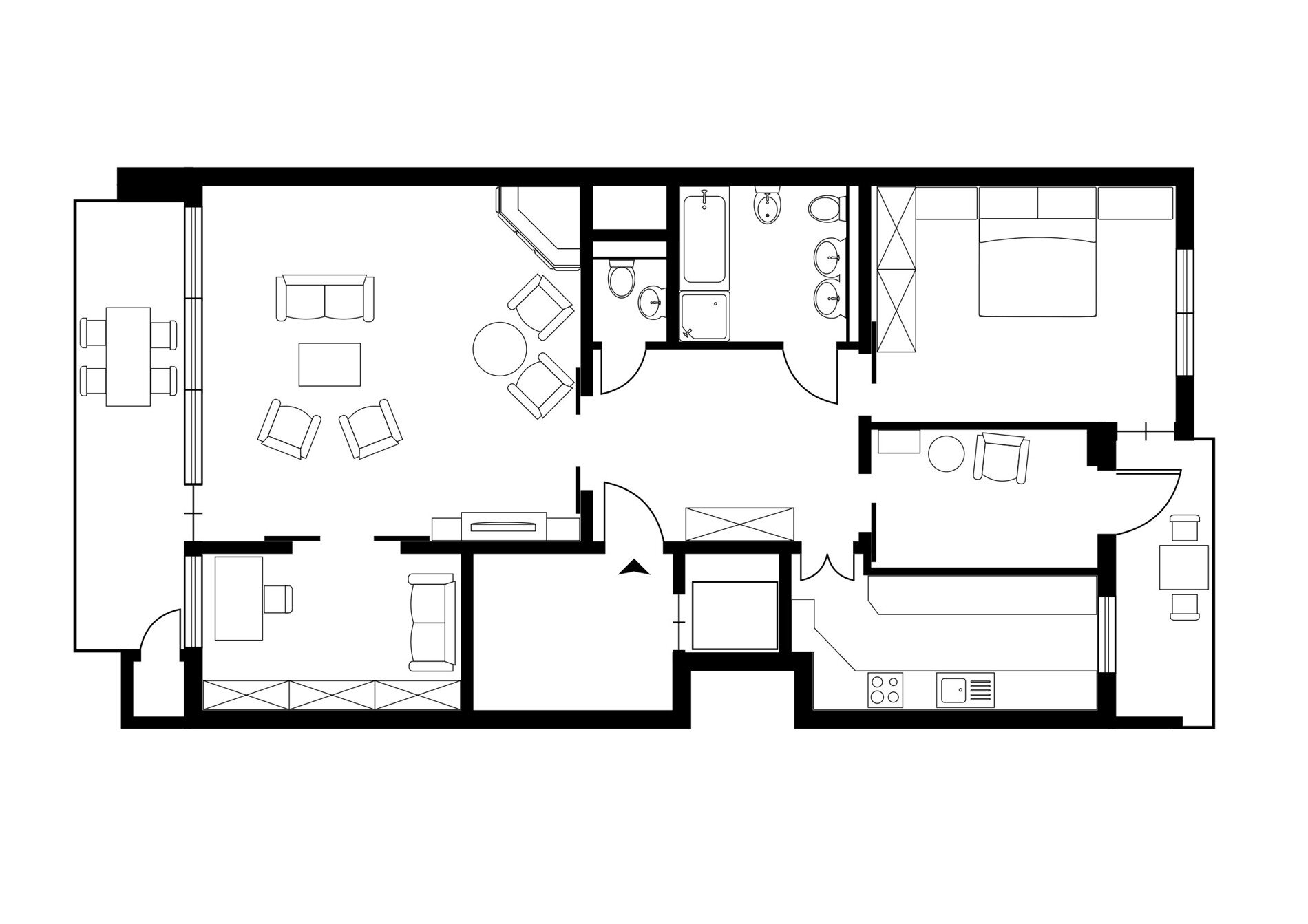 Wohnung zur Miete 2.900 € 3,5 Zimmer 120 m²<br/>Wohnfläche 1.<br/>Geschoss Winterhude Hamburg Winterhude 22301