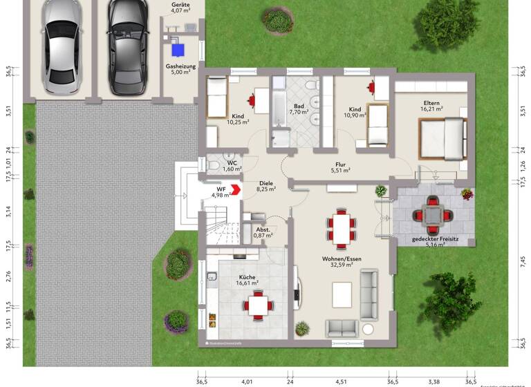 Mehrfamilienhaus zum Kauf 445.000 € 7 Zimmer 206,3 m² 858 m² Grundstück Lohne 49393