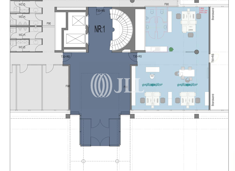 Bürofläche zur Miete provisionsfrei 15,50 € 9.116 m² Bürofläche teilbar ab 114 m² Heerdt Düsseldorf 40549