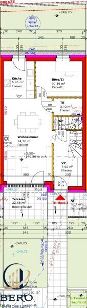 Reihenmittelhaus zum Kauf 389.000 € 4 Zimmer 113,2 m²<br/>Wohnfläche Ziersdorf 3710