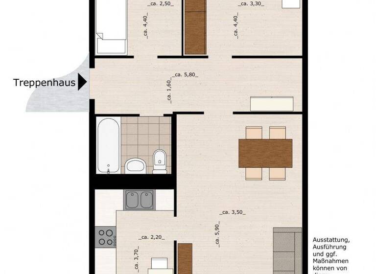 Wohnung zur Miete 320 € 3 Zimmer 68,6 m² 6. Geschoss Pappelgrund 37 Zoberberg Dessau-Roßlau 06847