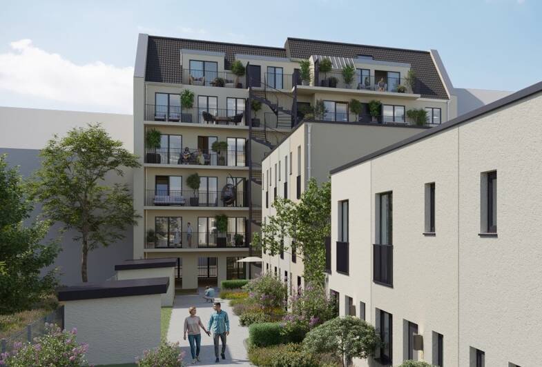 Wohnung zum Kauf 259.900 € 1 Zimmer 35,1 m² Dachgeschoss, 5. Geschoss Gumbertstraße 151 Eller Düsseldorf / Eller 40229