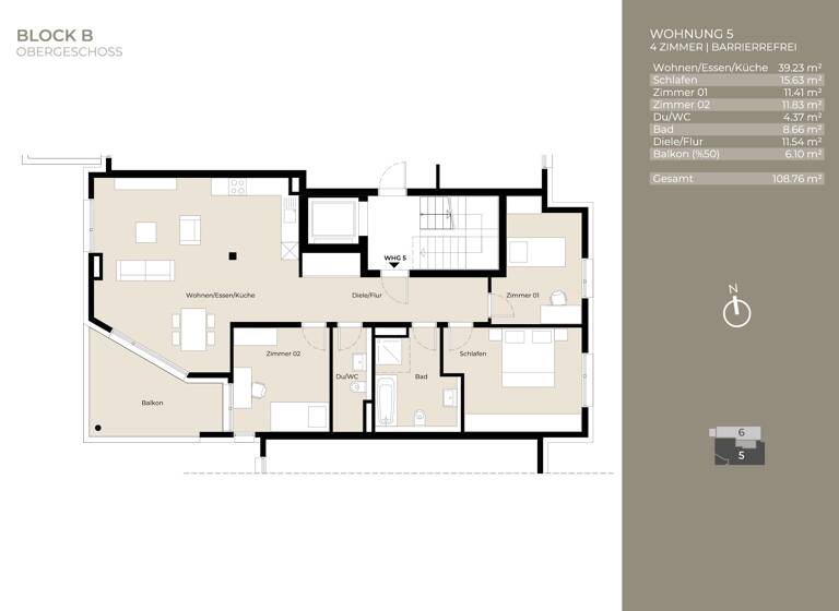 Wohnung zur Miete 1.900 € 4 Zimmer 108,8 m²<br/>Wohnfläche ab sofort<br/>Verfügbarkeit Plieningen Stuttgart 70599