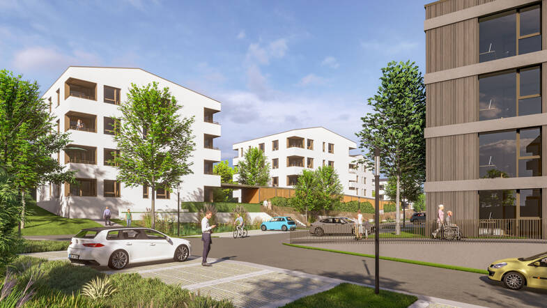 Wohnung zum Kauf - Neubau provisionsfrei 479.900 € 3,5 Zimmer 94,2 m² EG Laupheim Laupheim 88471