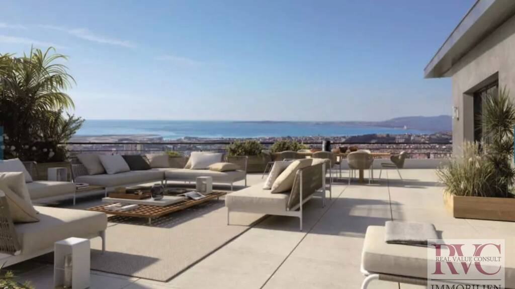 Penthouse zum Kauf - Erstbezug provisionsfrei 1.710.000 € 4 Zimmer 110 m² Parc Impérial Nizza 06200
