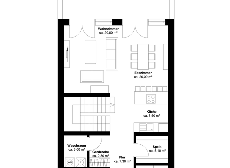 Reihenmittelhaus zum Kauf 585.000 € 5 Zimmer 168 m² 233 m² Grundstück frei ab 01.08.2026 Neustadt Neustadt a d Donau 93333