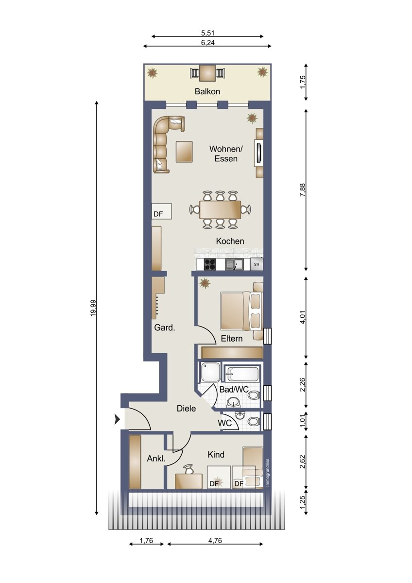 Wohnung zum Kauf provisionsfrei 499.500 € 3,5 Zimmer 98,3 m²<br/>Wohnfläche Faurndau Göppingen / Faurndau 73035