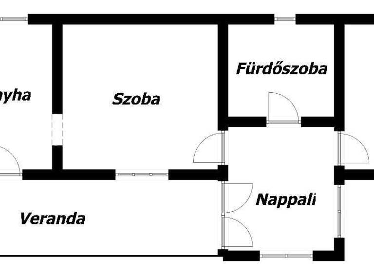 Einfamilienhaus zum Kauf 72.500 € 3 Zimmer 73 m² 2.745 m² Grundstück Nagycsepely