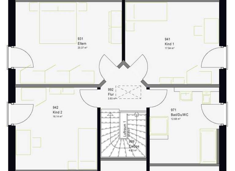 Einfamilienhaus zum Kauf provisionsfrei 358.807 € 5 Zimmer 165 m² 506 m² Grundstück Hüngringhausen Bergneustadt 51702
