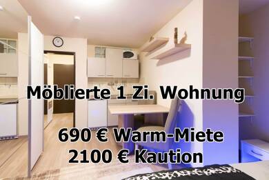 Wohnung zur Miete 440 € 1 Zimmer 22 m² 1. Geschoss frei ab sofort Wagnerstr. 2 Südweststadt - Stadtviertel 042 pforzheim 75173