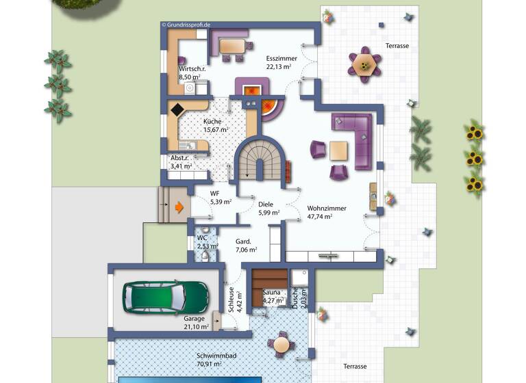 Herrenhaus zur Miete 3.500 € 6 Zimmer 280 m² 3.000 m² Grundstück frei ab 01.04.2026 Pfraundorf Raubling 83064