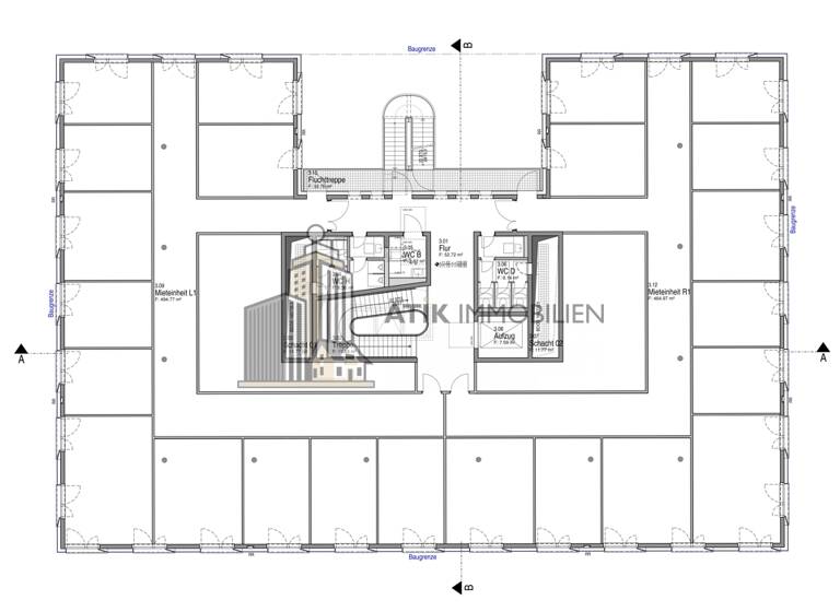 Bürofläche zur Miete - Erstbezug provisionsfrei 15,90 € 960 m² Bürofläche Wohlgelegen Mannheim / Neckarstadt-Ost/Wohlgelegen 68167