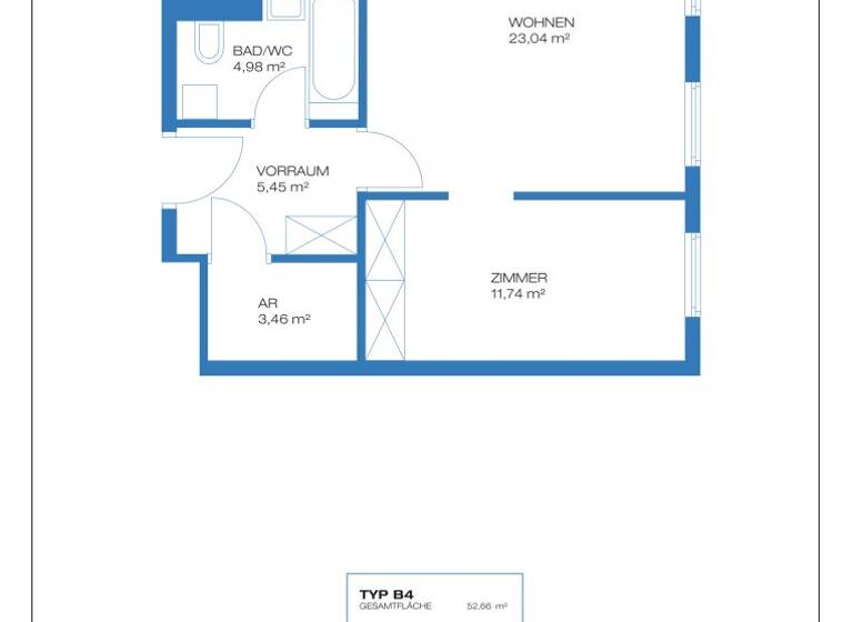 Wohnung zum Kauf provisionsfrei 269.000 € 2 Zimmer 52,7 m² 8. Geschoss Sonnleithnergasse 2 Wien 1100