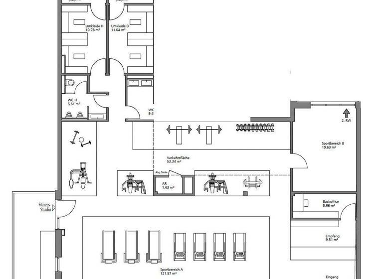Bürogebäude zur Miete - Erstbezug provisionsfrei 1 Zimmer 260 m² Bürofläche Wilhelmstraße 12 Pliezhausen 72124