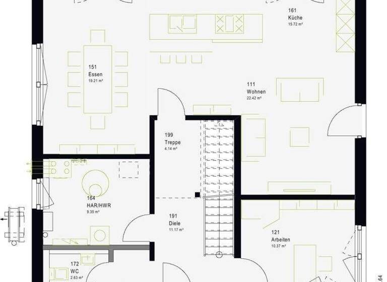 Haus zum Kauf 501.219 € 5 Zimmer 174 m² 600 m² Grundstück Berlstedt Ettersburg 99439