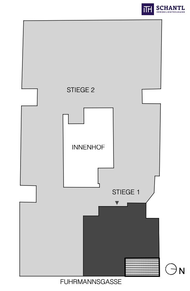 Wohnung zum Kauf 1.099.000 € 3 Zimmer 66,6 m²<br/>Wohnfläche 4.<br/>Geschoss Fuhrmannsgasse Wien 1080