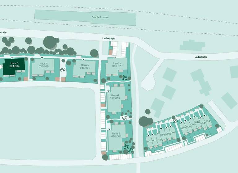 Wohnung zum Kauf provisionsfrei 319.900 € 2 Zimmer 62,9 m²<br/>Wohnfläche EG<br/>Geschoss 01.12.2025<br/>Verfügbarkeit Dörpsring 27 Hasloh 25474
