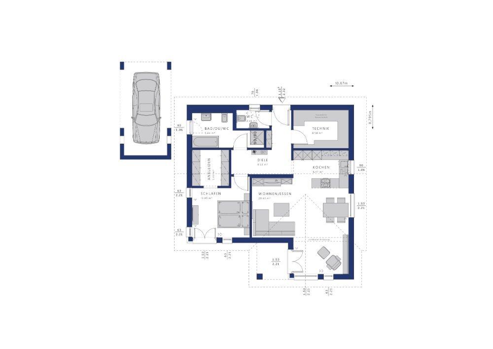 Einfamilienhaus zum Kauf 399.551 € 4 Zimmer 88 m²<br/>Wohnfläche 735 m²<br/>Grundstück Folbern Großenhain 01558