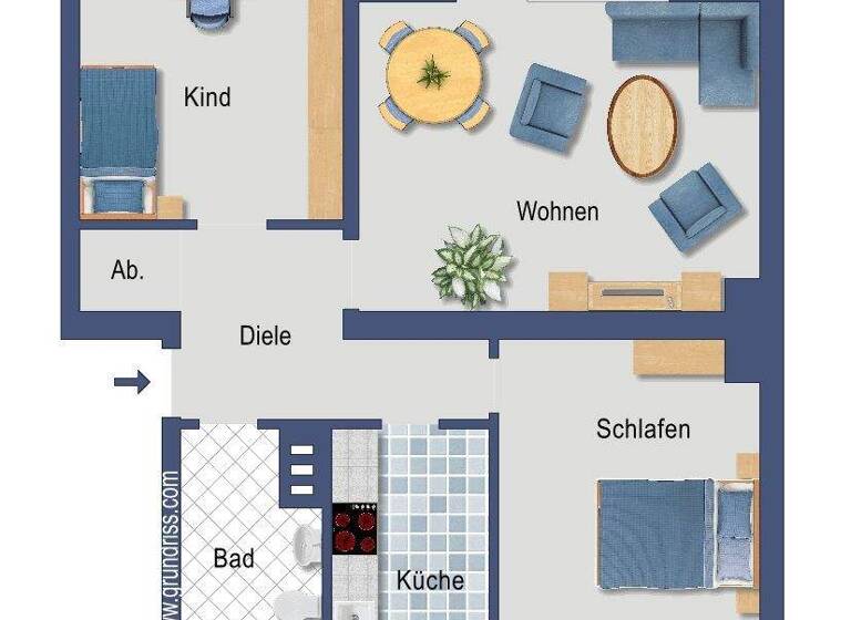 Wohnung zum Kauf provisionsfrei 235.000 € 3 Zimmer 69 m² 2. Geschoss Adamsstraße 33 Mülheim Köln 51063