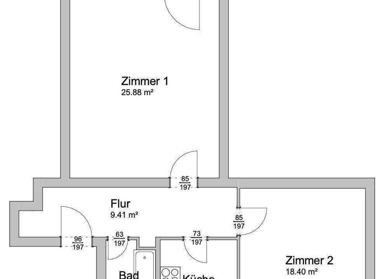 Wohnung zum Kauf 349.000 € 2 Zimmer 68,1 m² frei ab sofort Auguste-Viktoria-Straße 3 Schmargendorf Berlin 14193