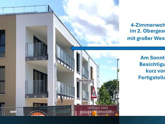 Wohnung zum Kauf - Neubau provisionsfrei 659.590 € 4 Zimmer 101 m² 2. Geschoss frei ab sofort Bertolt-Brecht-Str. 2 Herzogenaurach Herzogenaurach 91074