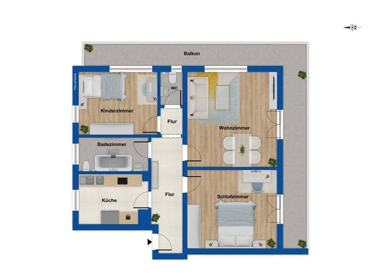 Wohnung zum Kauf 359.000 € 3 Zimmer 82 m² Brannenburg 83098