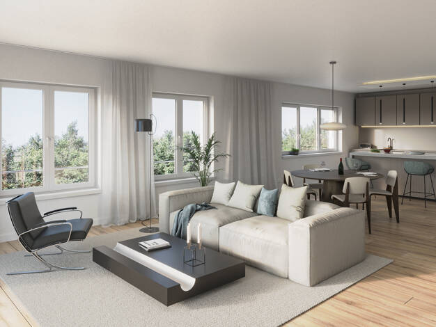 Penthouse zum Kauf - Neubau provisionsfrei als Kapitalanlage geeignet 617.000 € 3 Zimmer 117,6 m² Friedrich-Hecker-Str. 12 Schopfheim 79650