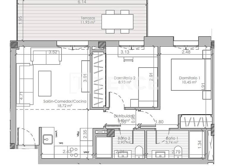 Studio zum Kauf 369.000 € 4 Zimmer 79 m² EG Málaga 29651