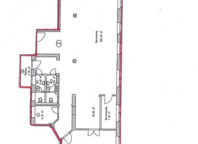 Bürofläche zur Miete 1.800 € 192,7 m² Bürofläche Buchholzer Str. 1 Annaberg Annaberg-Buchholz 09456