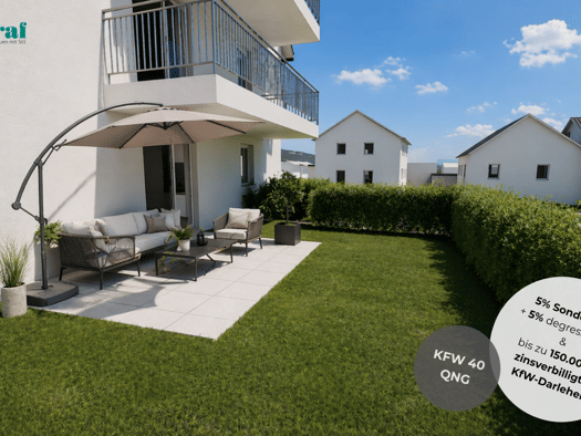 Wohnung zum Kauf - Neubau provisionsfrei 539.000 € 2 Zimmer 73,3 m² EG Alemannenstraße 15 Renningen Renningen 71272