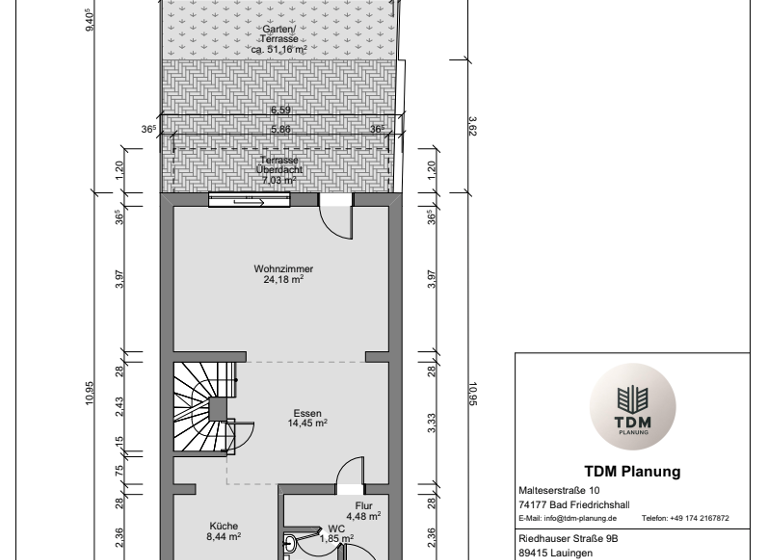 Reihenmittelhaus zum Kauf 475.000 € 6 Zimmer 174 m² 500 m² Grundstück Lauingen 89415