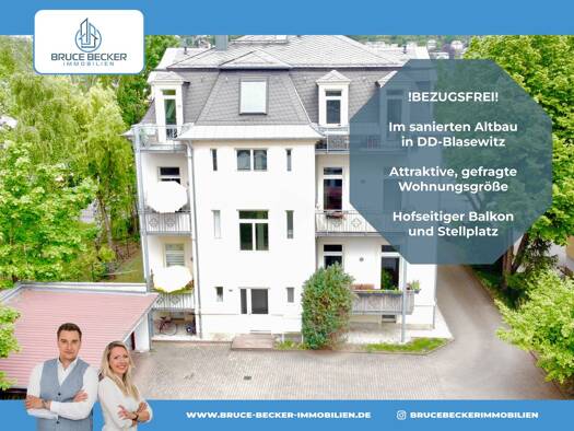 Wohnung zum Kauf 245.000 € 3 Zimmer 80,5 m² frei ab sofort Blasewitz Dresden 01277