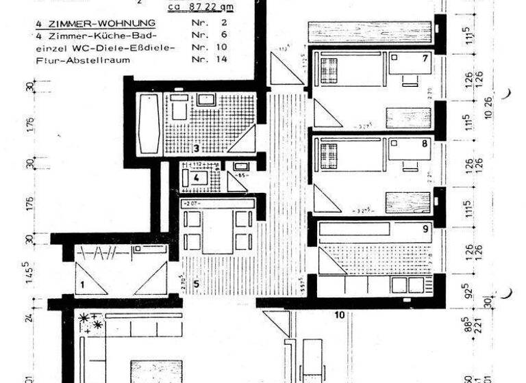 Wohnung zum Kauf 140.000 € 4 Zimmer 87,2 m² 2. Geschoss Dudweiler Saarbrücken / Dudweiler 66125