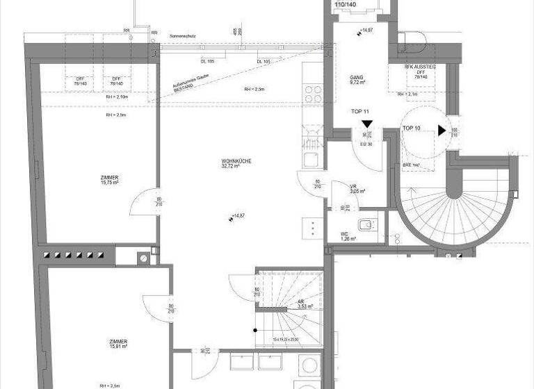 Maisonette zum Kauf - Erstbezug 950.000 € 4,5 Zimmer 128 m² Beheimgasse Wien 1170