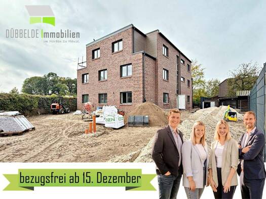 Wohnung zur Miete - Erstbezug 1.000 € 3 Zimmer 81 m² frei ab 15.12.2025 Augustfehn I Apen / Augustfehn 26689